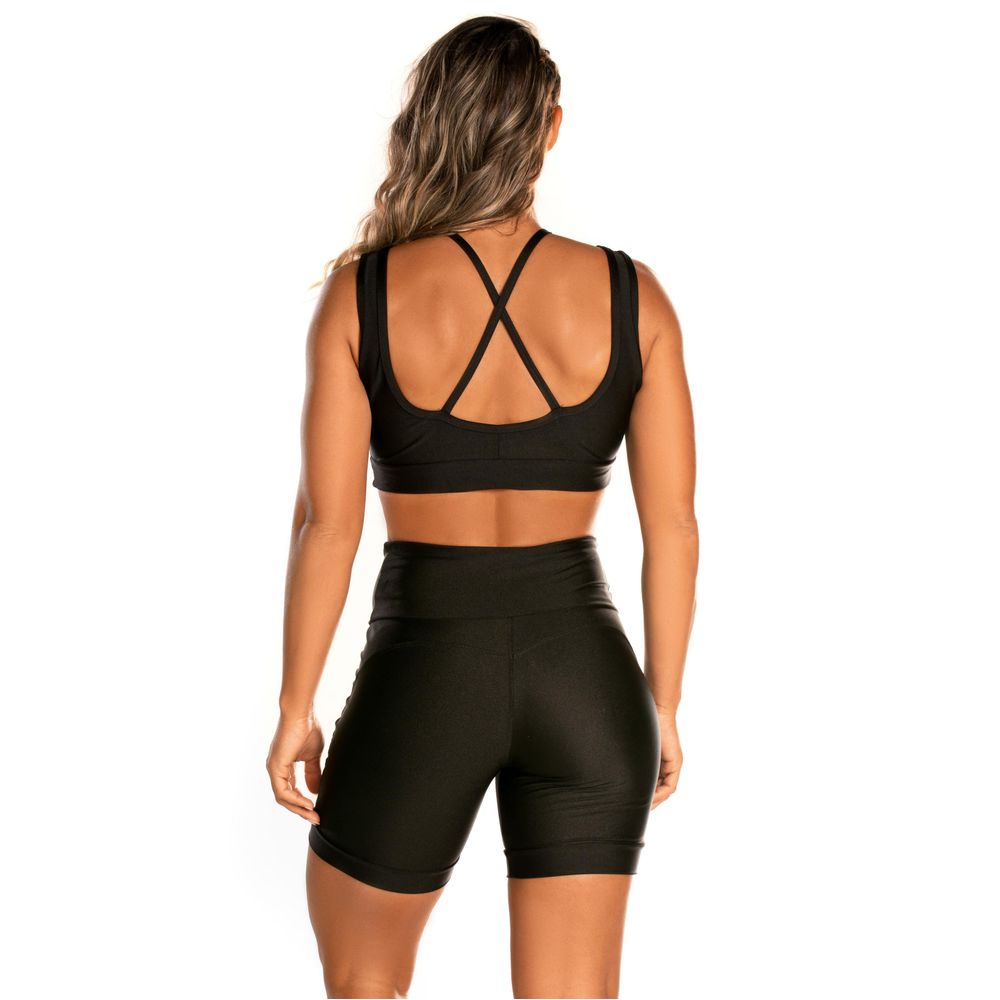 short-tela-animal-print-preto-platinado-preto-p 2