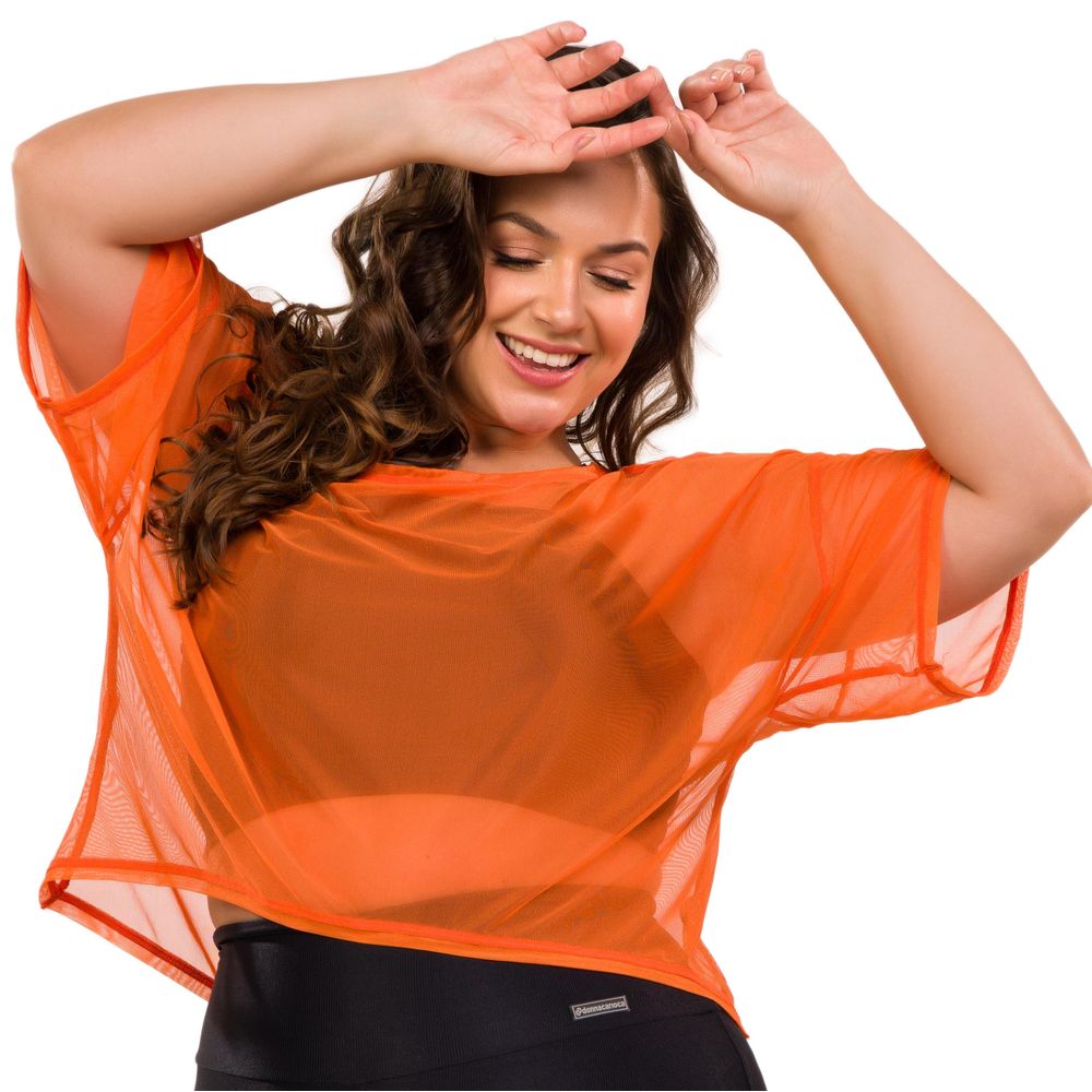 cropped-de-tule-laranja-tangerina-com-fita-emborrachada-laranja-p 6