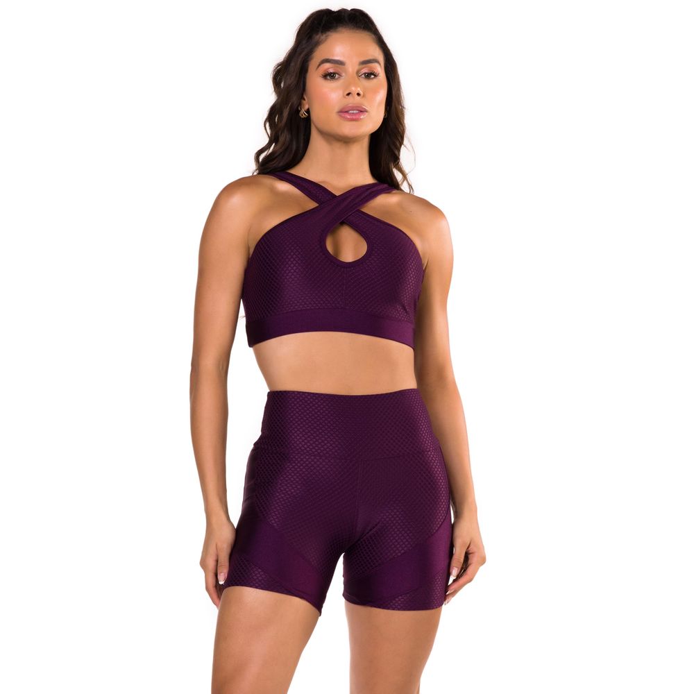 short-power-life-vinho-deluxe-texturizado-vinho-deluxe-p 1