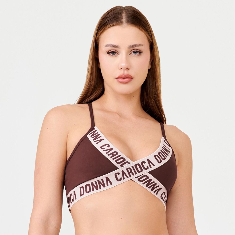 top-stunning-marrom-chocolamore-poliamida-marrom-p 1