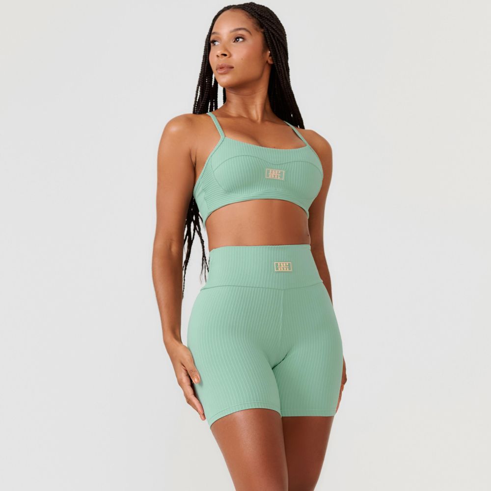 short-bahamas-verde-teos-canelado-verde-p 1
