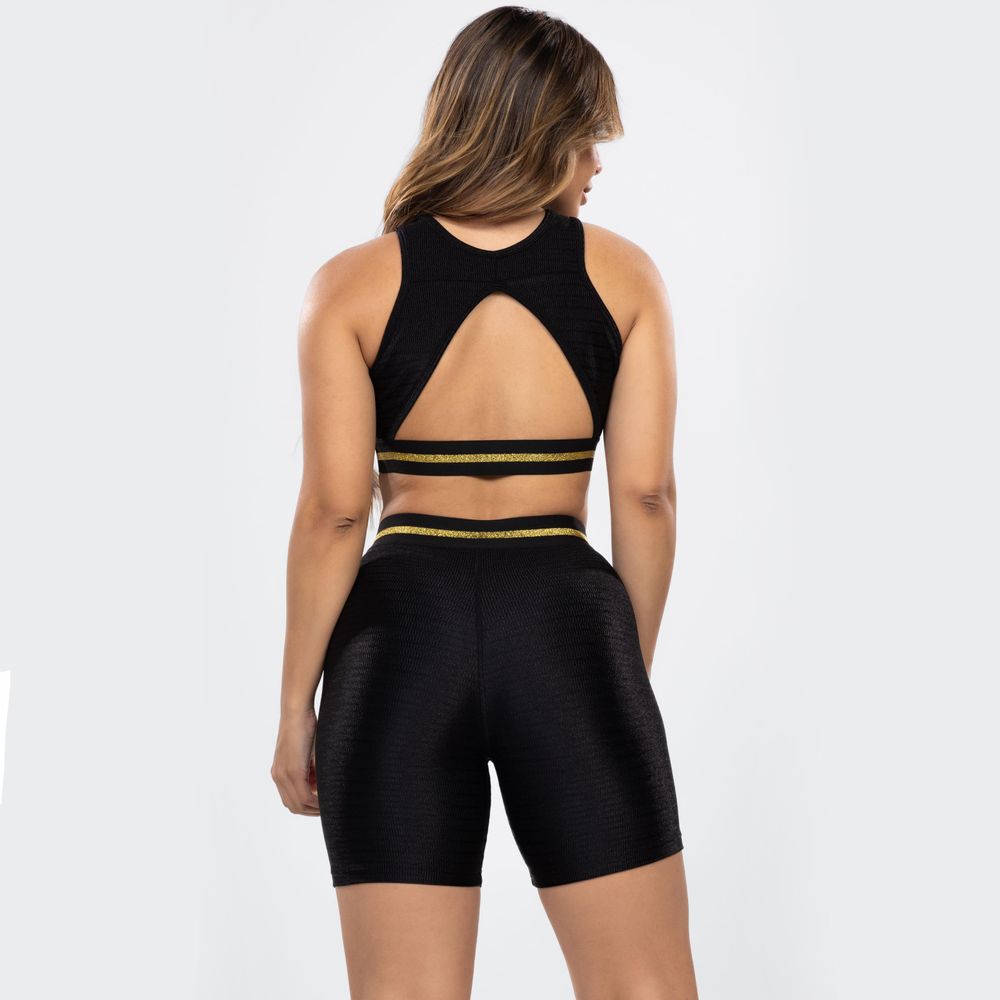 short-fortress-preto-texturizado-preto-p 2