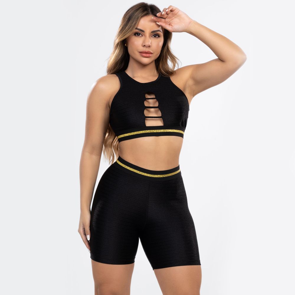 short-fortress-preto-texturizado-preto-p 6