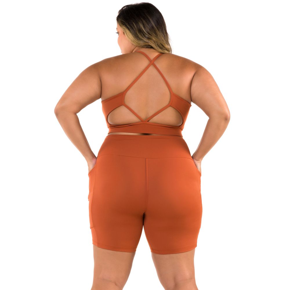 short-essential-marrom-terraso-poliamida-com-bolso-marrom-p 7