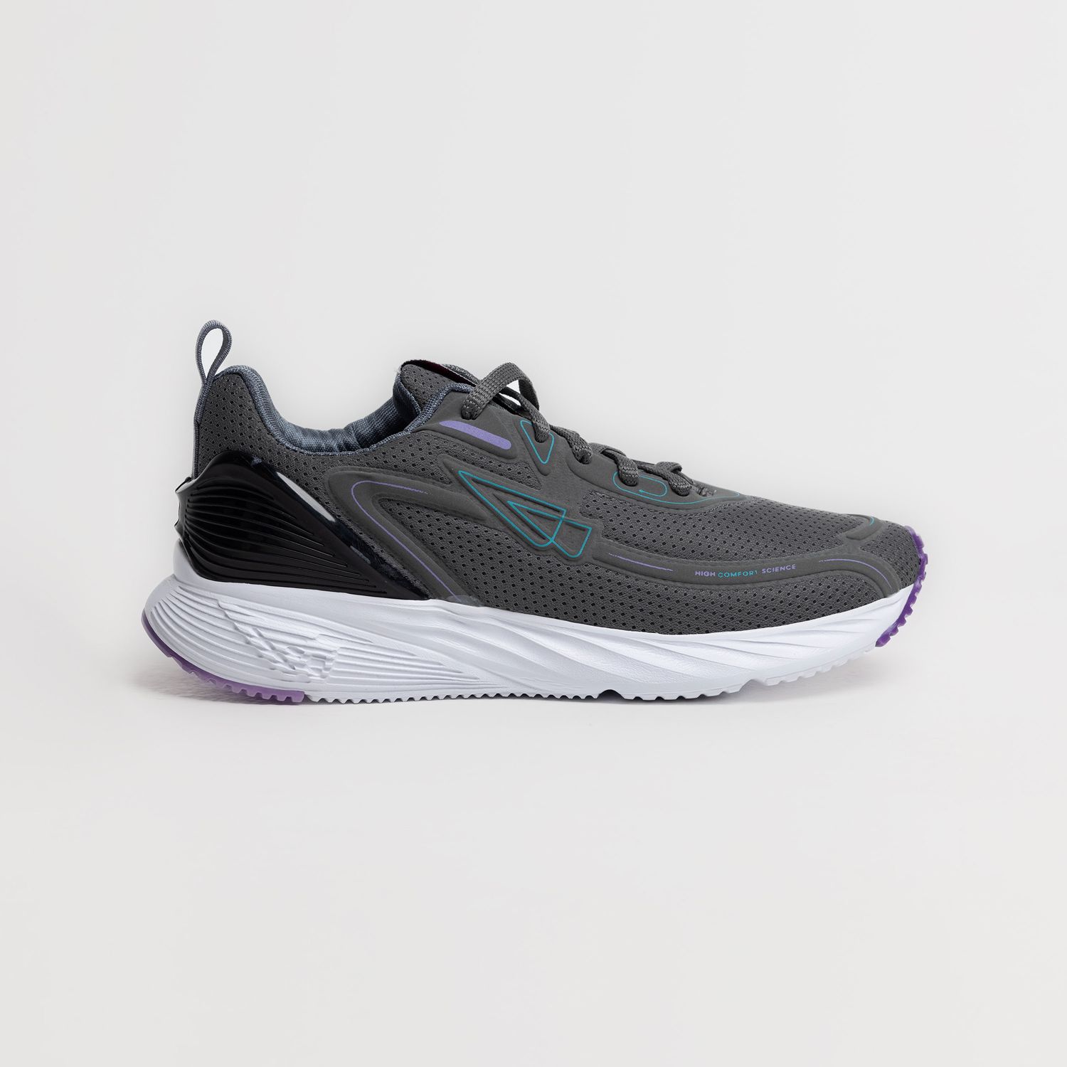 TÊNIS FEMININO STABILIZER CINZA GRAFITE