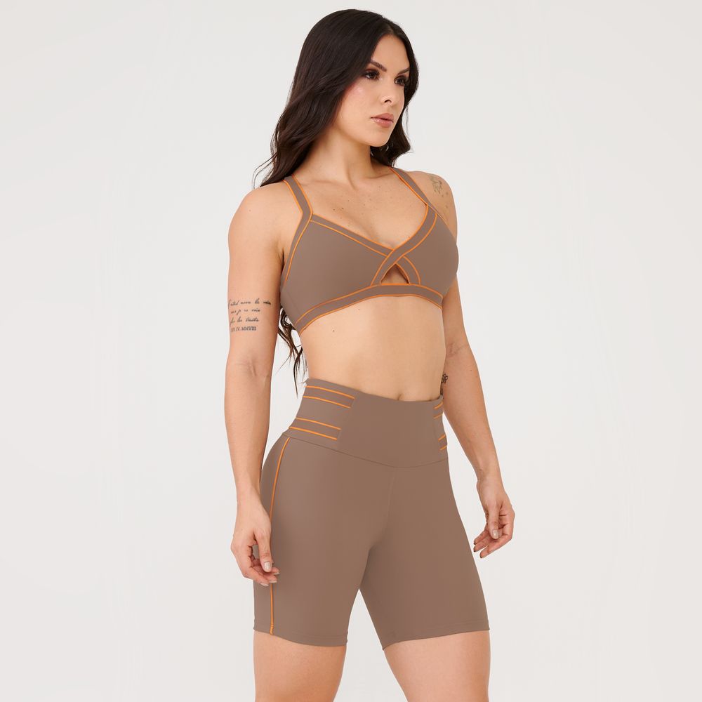 short-fantastic-castanho-poliamida-marrom-p 4