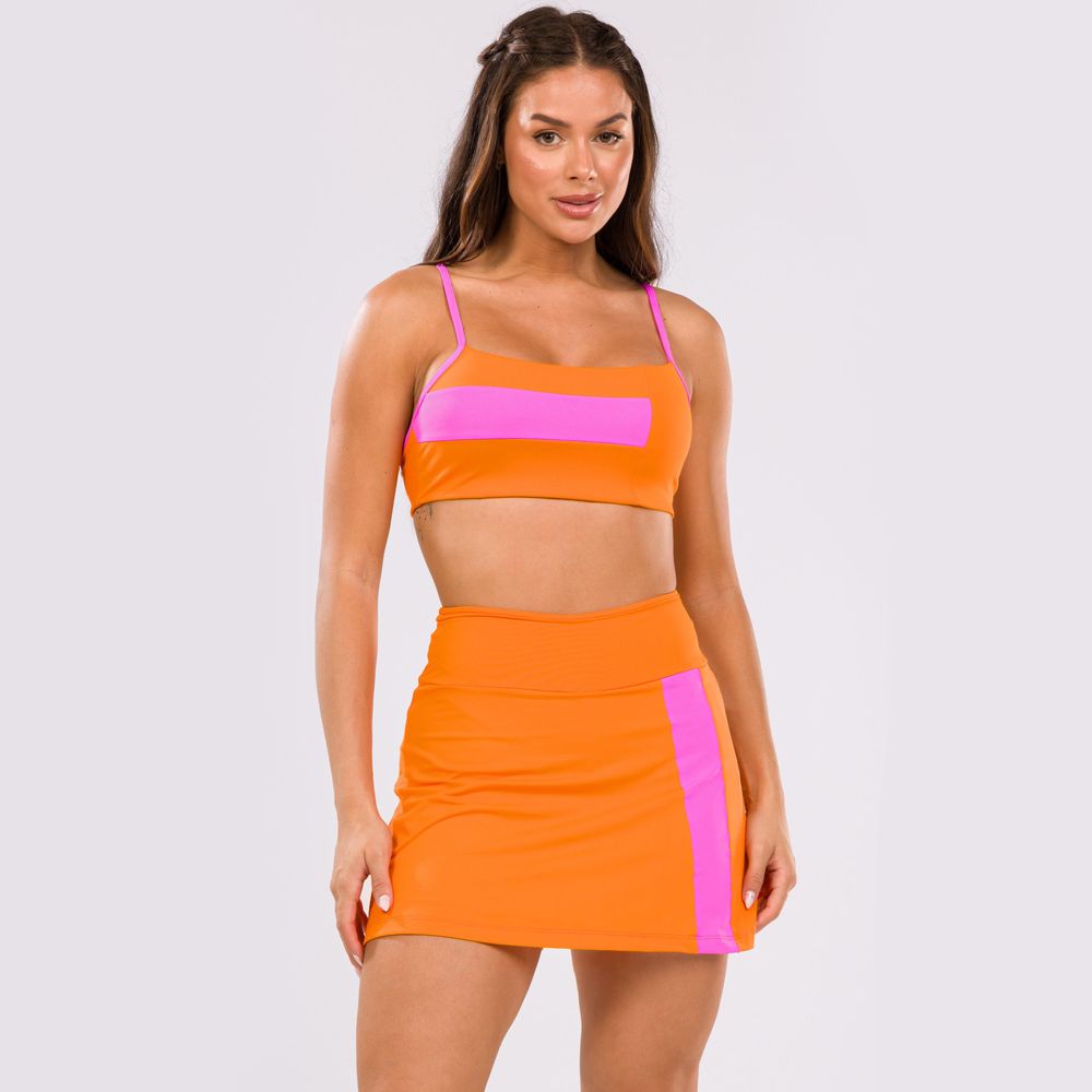 short-saia-geometric-laranja-acido-poliamida-soft-laranja-p 4