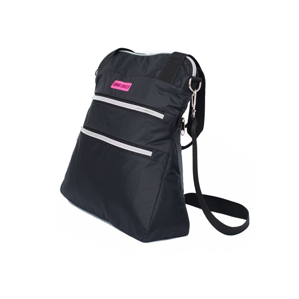 bolsa-transversal-ziper-preta-preto-u 4