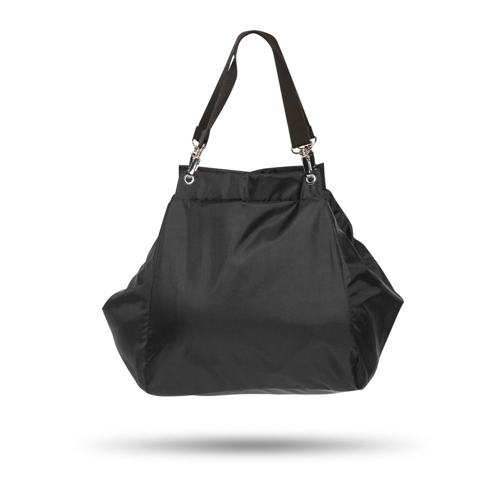 bolsa-em-nylon-preto-com-bolso-frontal-diagonal-preto-u 2