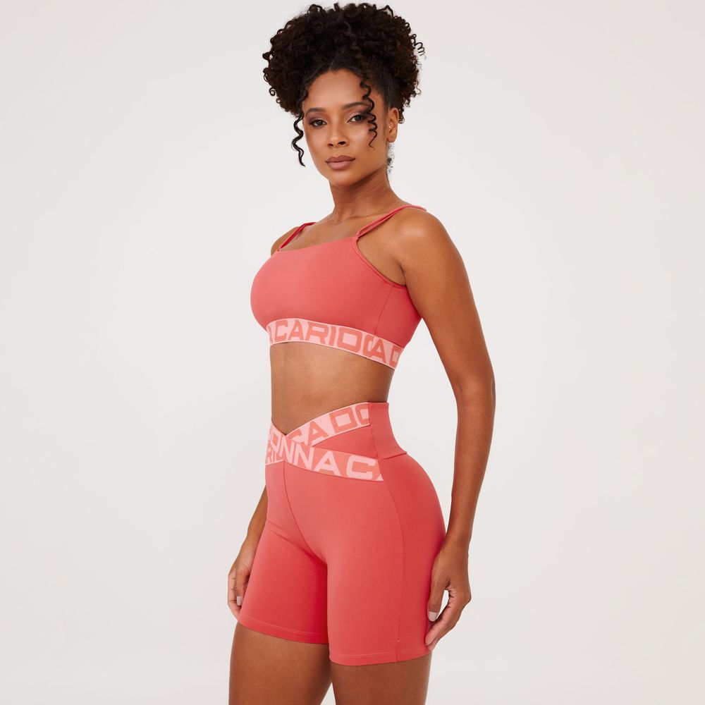 short-attack-rosa-flower-coral-poliamida-laranja-p 5