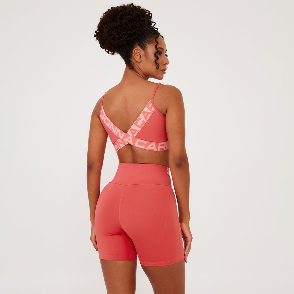 short-attack-rosa-flower-coral-poliamida-laranja-p 6