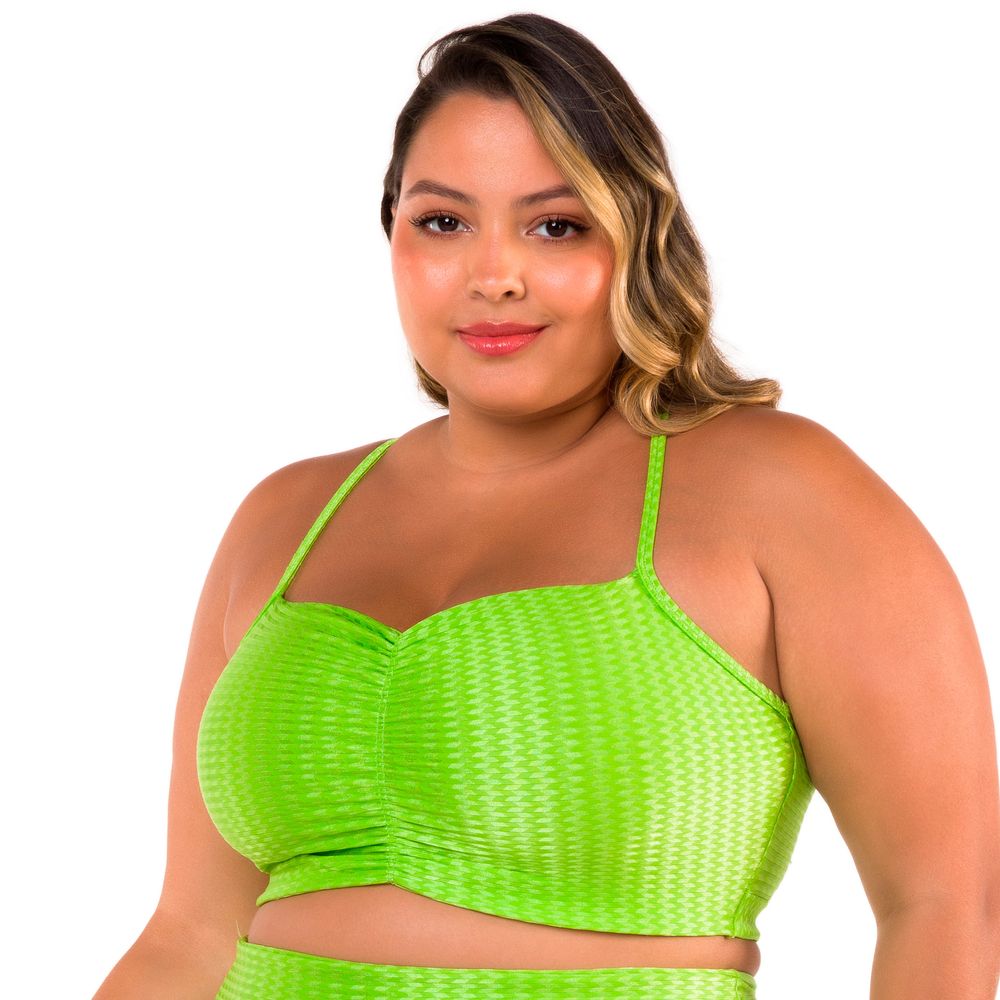 top-suzuka-verde-jureia-texturizado-com-bojo-verde-p 5