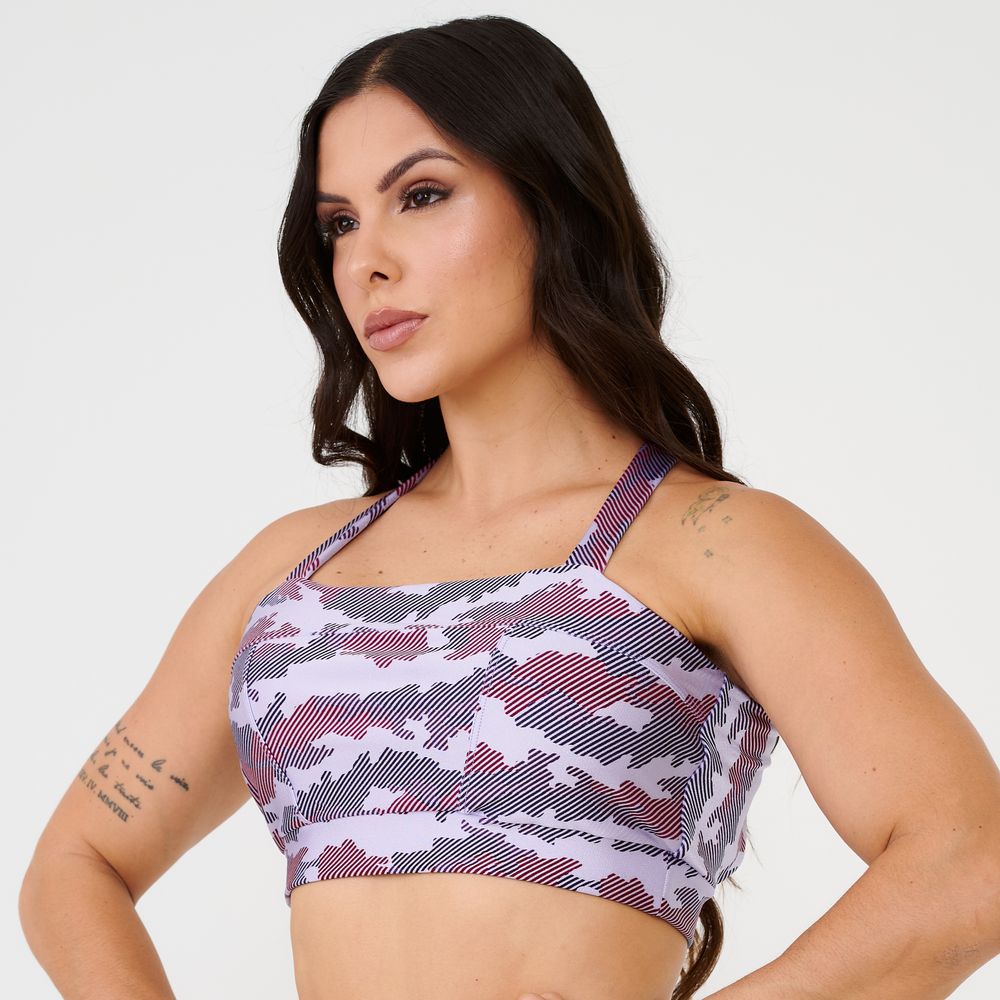 top-faixa-com-recortes-lilas-em-tecido-platinado-com-bojo-camuflado-lilas-p 4