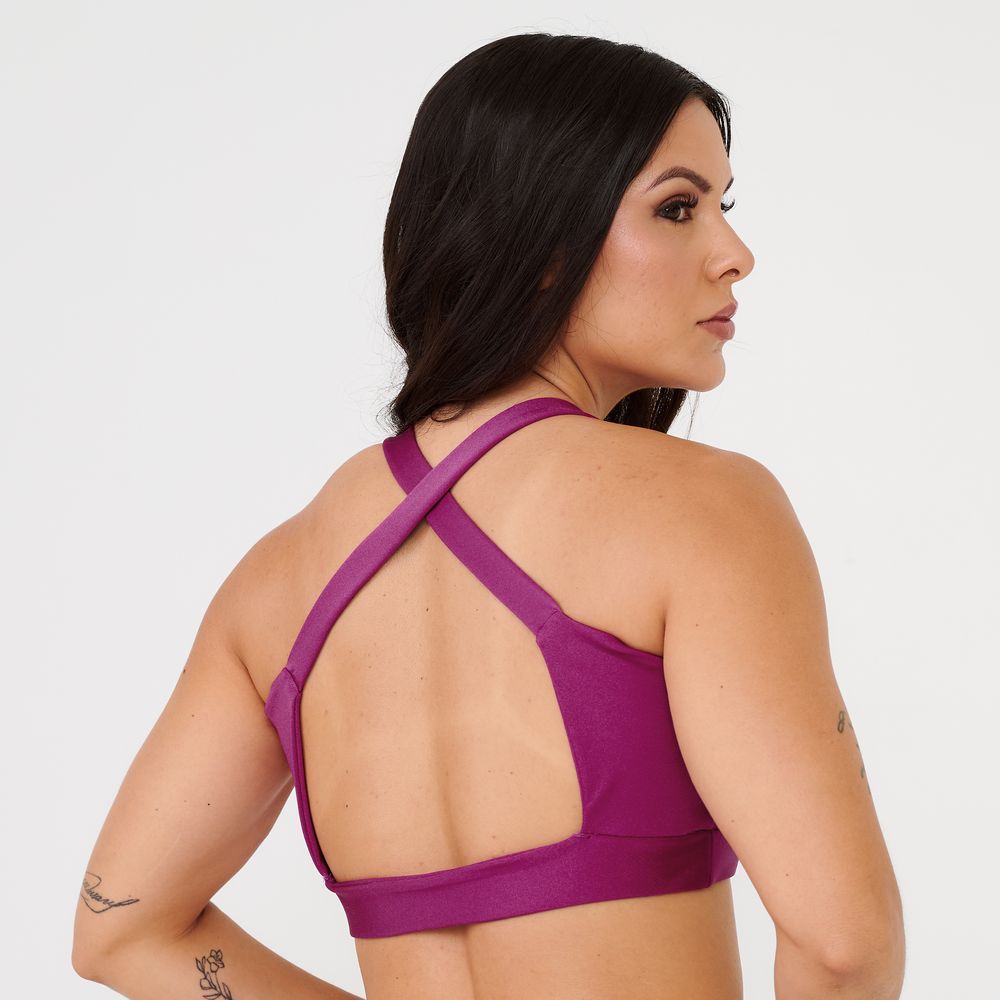 top-faixa-com-recortes-rosa-fucsia-platinado-com-bojo-rosa-p 2