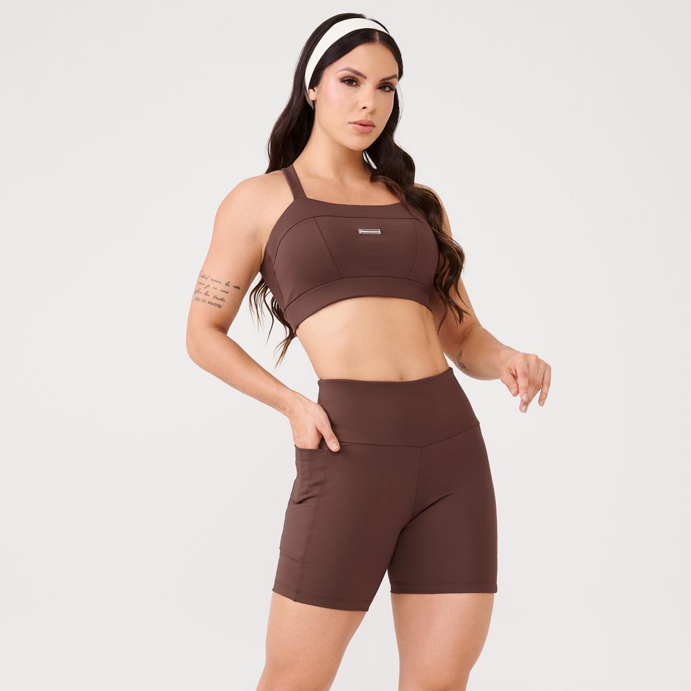 short-essential-marrom-chocolamore-poliamida-com-bolso-marrom-p 4
