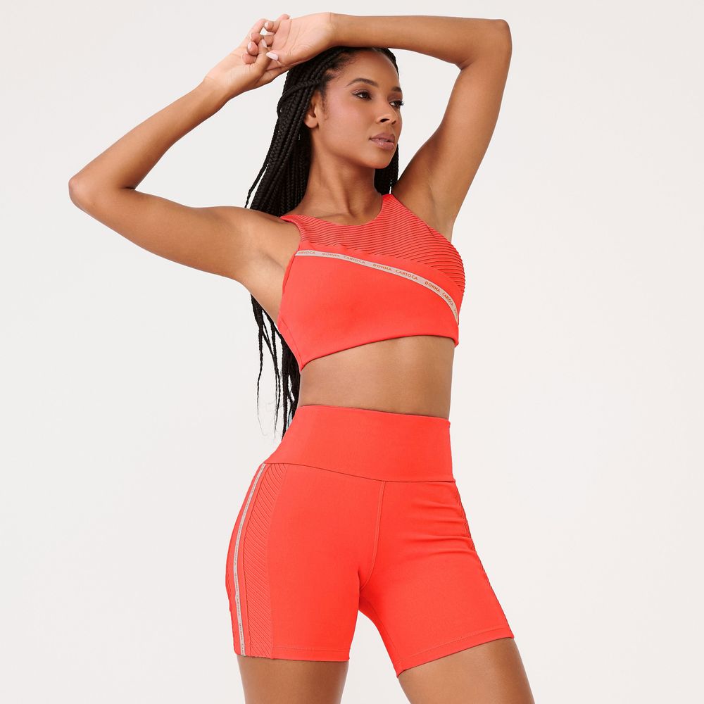 short-success-flower-coral-poliamida-e-canelado-laranja-p 10