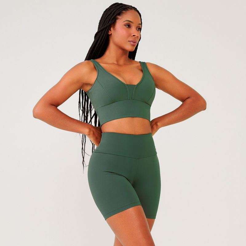 conjunto-short-basics-verde-tundra-poliamida 1