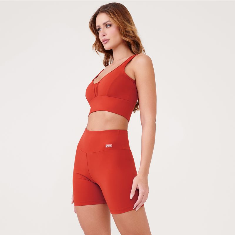 conjunto-short-basics-terracota-van-gogh-poliamida 3