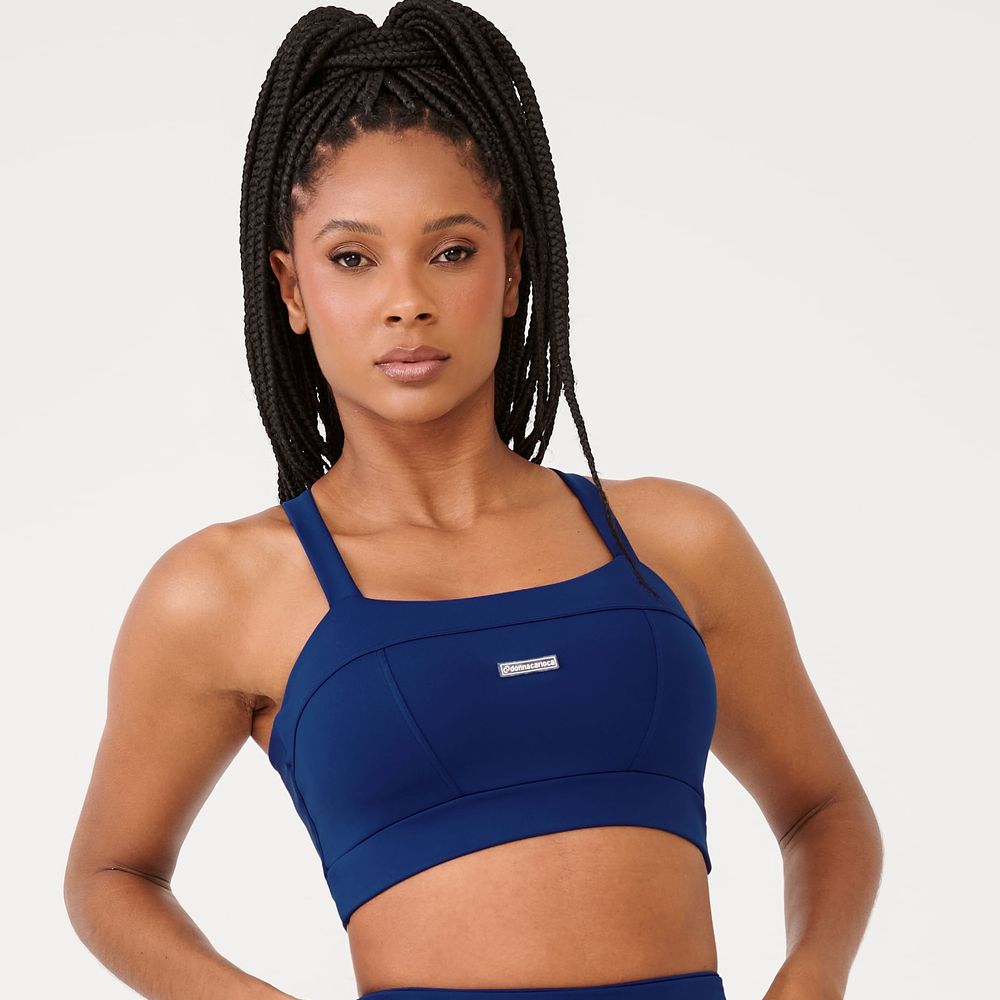 Bibiy sarah ribbon top ベージュ TOP FAIXA COM RECORTES MARINHO DANÚBIO POLIAMIDA COM BOJO