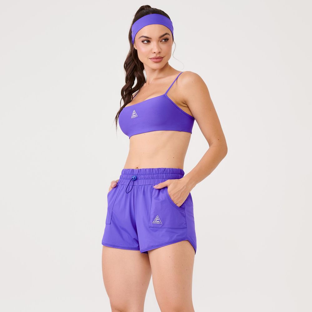 SHORT BOLSO FRONTAL AZUL COSMO POLIAMIDA SOFT